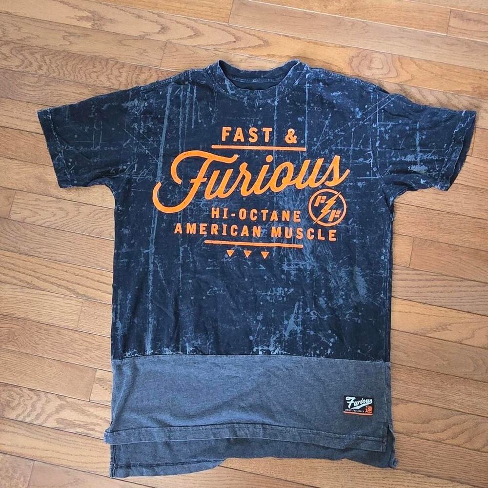 fast and furious affliction tee shirt mens medium